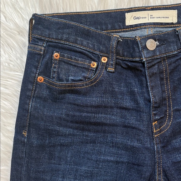 GAP Women's High Rise Jeans - Dark Blue - Picture 5 of 10